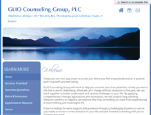 Tablet Screenshot of gliocounselinggroup.com